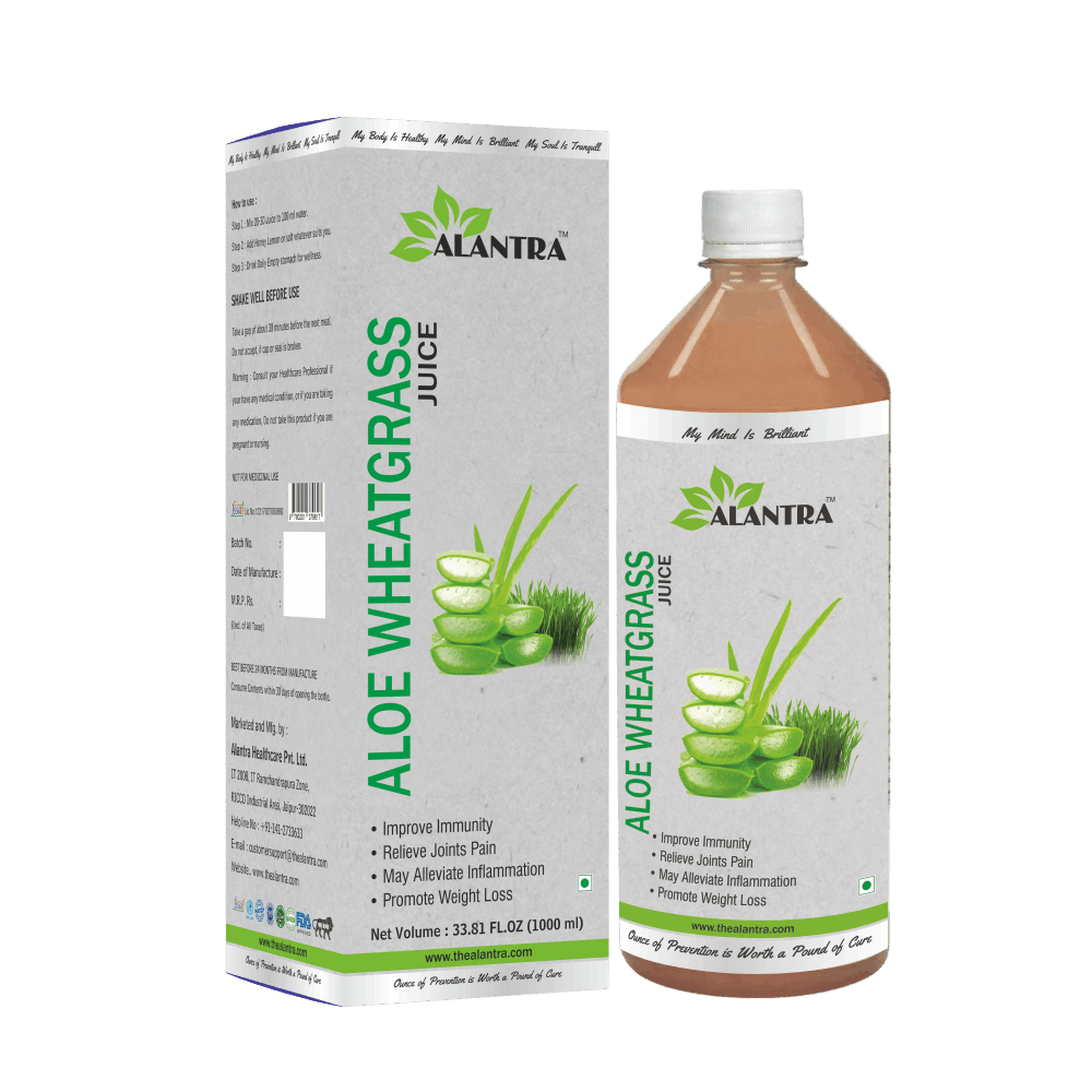 Aloe Vera with Wheatgrass juice